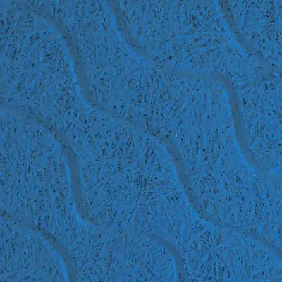 Blue Diagonal Squares Wood Wool Acoustic Panel for Sound Absorption