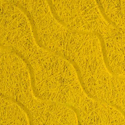 Yellow Diagonal Squares Wood Wool Acoustic Panel for Soundproofing