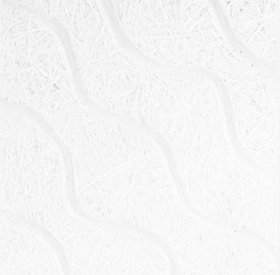 White Fabric Acoustic Panel with Decorative Diagonal Pattern for Soundproofing