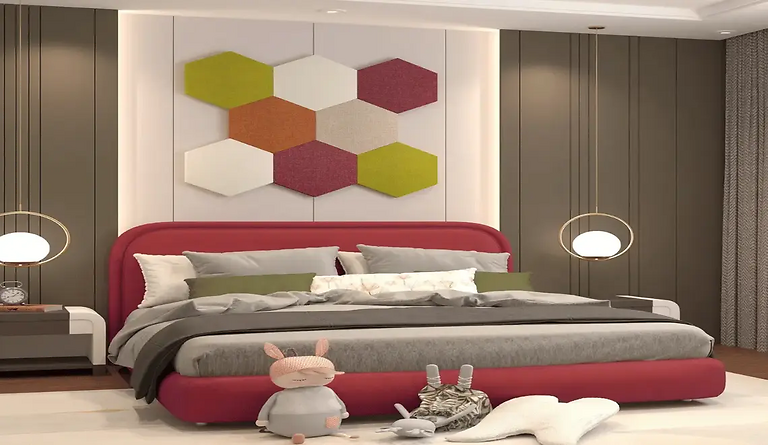 Fabric Acoustic Panels for Homes - Decorative Soundproofing for Bedrooms and Living Spaces