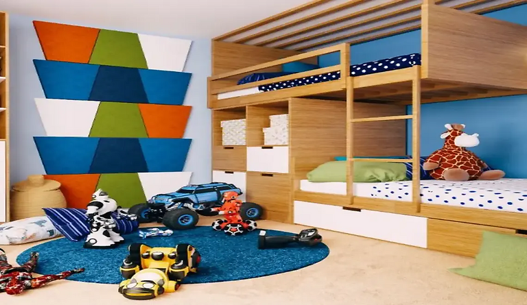 Colorful Fabric Acoustic Panels for Kids Room Soundproofing and Decoration