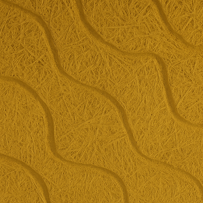 Golden Yellow PET Felt Acoustic Panel with Decorative Diagonal Pattern for Soundproofing