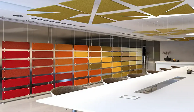 Tri PET Felt Acoustic Panels for Modern Hall Sound Absorption