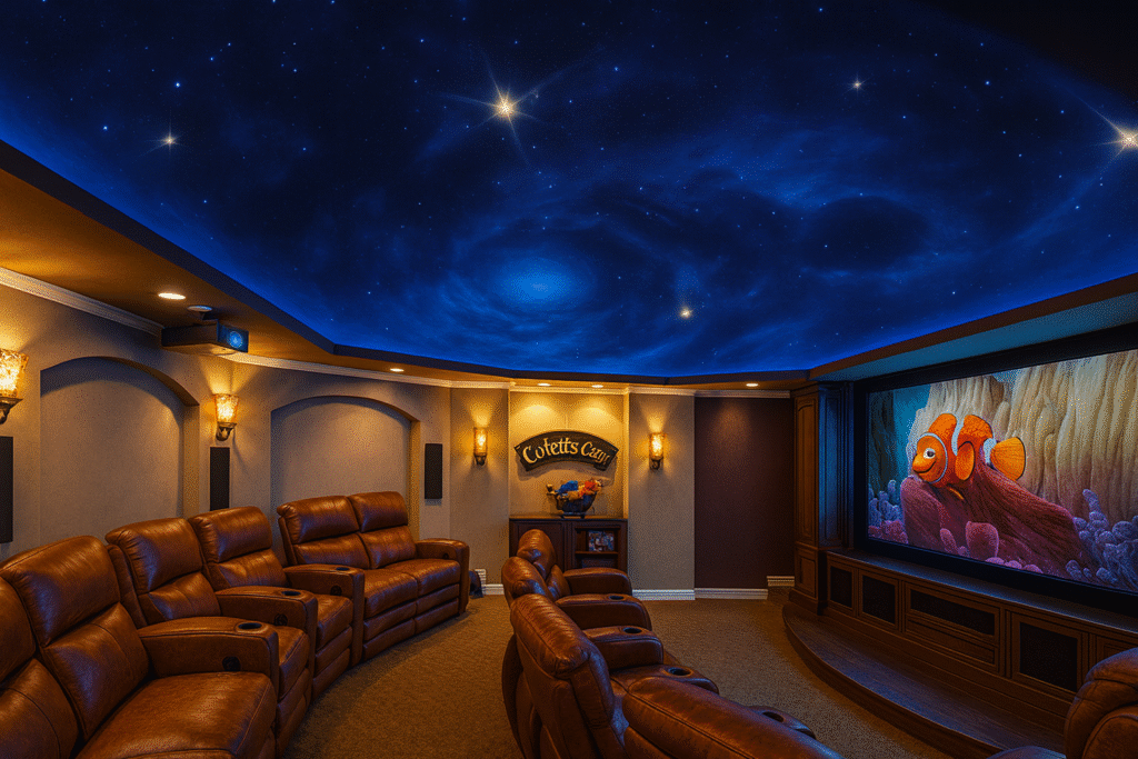 Stretch Ceilings Saudi Arabia | PVC, Fabric & Fiber Optic Installation